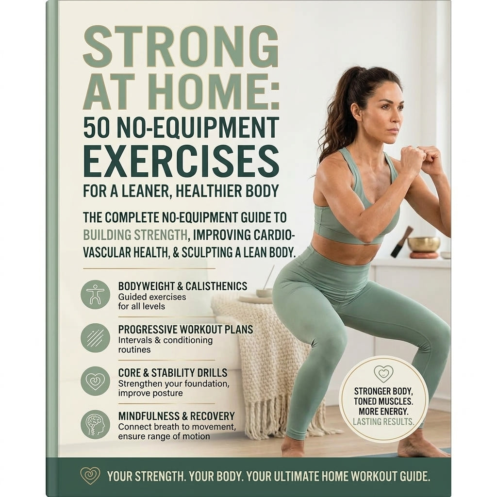 Strong at Home No-Equipment Exercises For A Leaner, Healthier Body